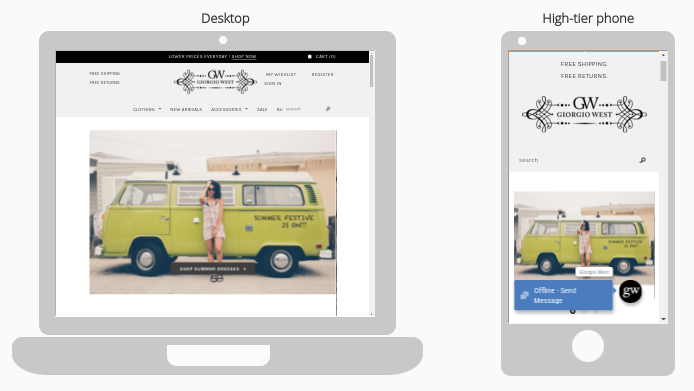 Make the store Mobile Responsive